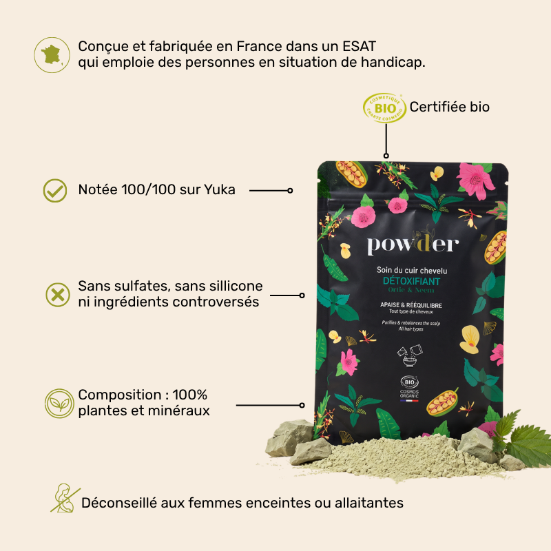 Masque Détox - Recharge Cure Cheveux Gras