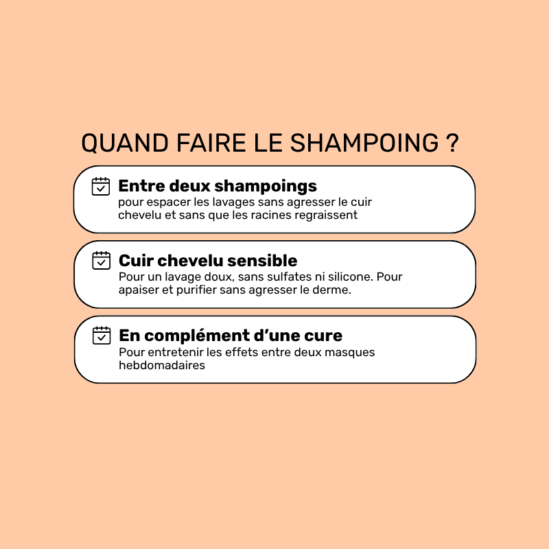 Shampoing végétal "No-poo"  -  Shampoing sec