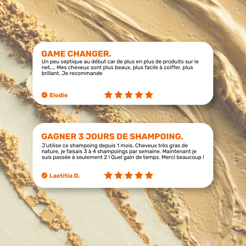 Shampoing végétal "No-poo"  -  Shampoing sec