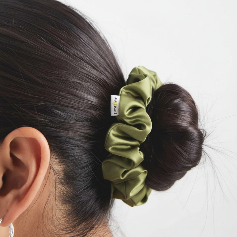 Scrunchie 100% soie de Murier
