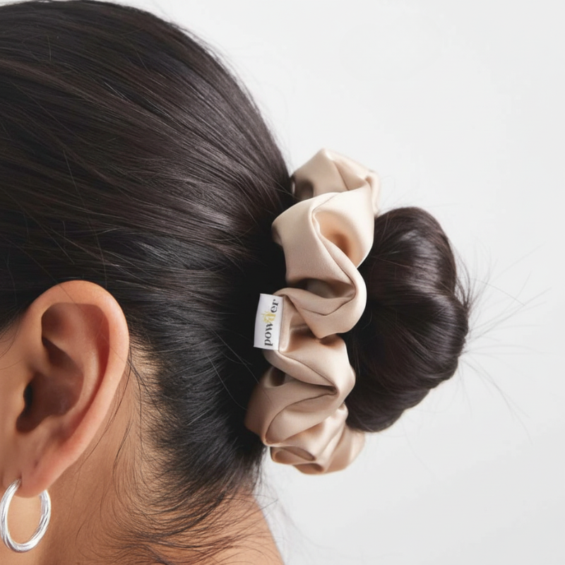Scrunchie 100% soie de Murier