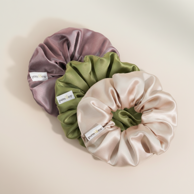 Scrunchie 100% soie de Murier